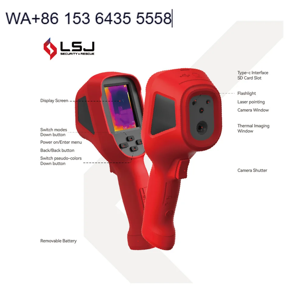 Portable LSJ E310Plus Infrared Thermal Imager Handheld Industrial Camera 2.8