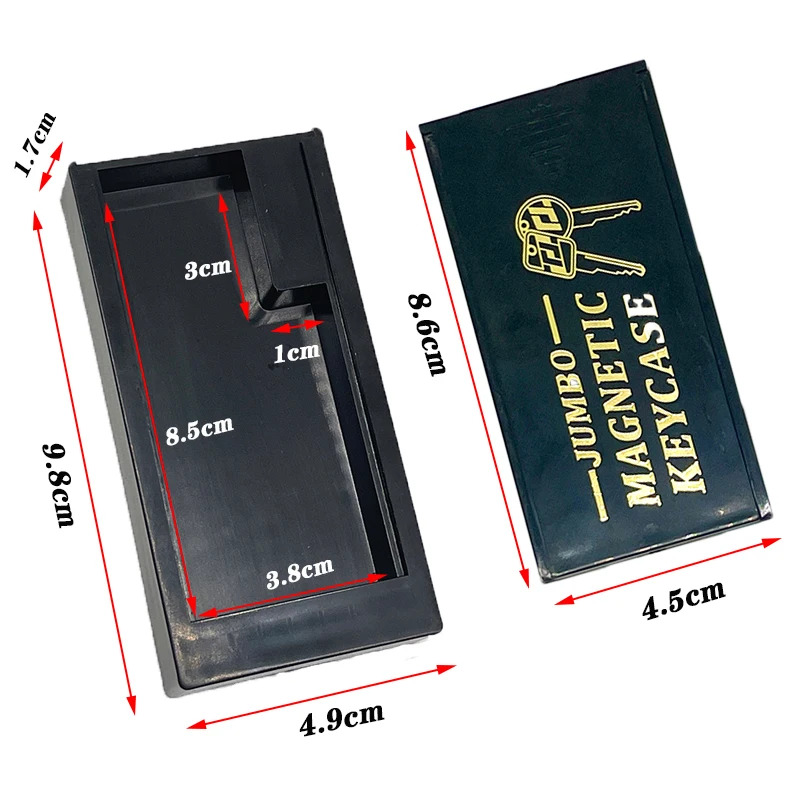 Imagem -05 - Sight Secret Key Cofre Armazenamento Secreto Compartimento Porta-chave Caixa ao ar Livre Stash com Pílula de Ímã Dinheiro Caixa Secreta Escondida