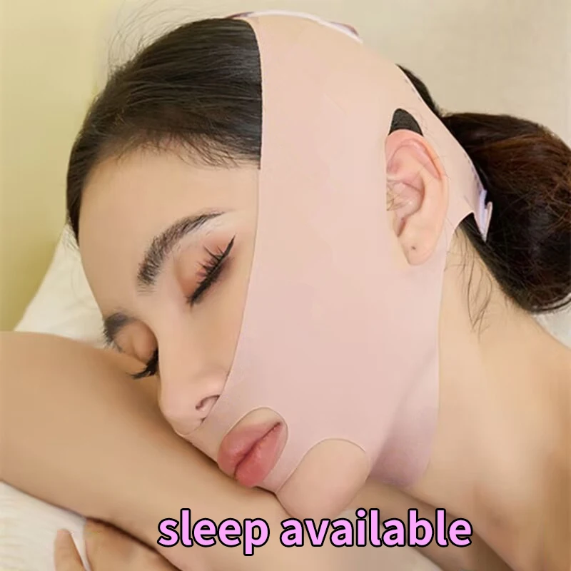 

Breathable V Face Band Cheek Lift Up Face Thin Mask Reduce Double Chin V-Line Shaping Bandage Anti Wrinkle Face Bandage