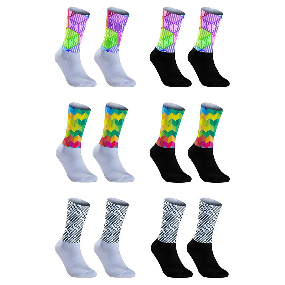 

Men Socks Women Street Sports Socks 2024 New Anti Bike Slip Professional Bicycle Compression Sport Sock Cycling Socks