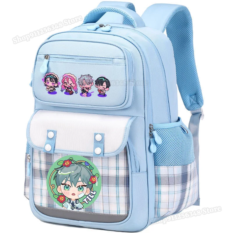 Cartoon Alien Stage Print Backpack for Children Schoolbag Large Capacity Bookbag Anime Figure Aesthetic Mochila School Supplies view 6