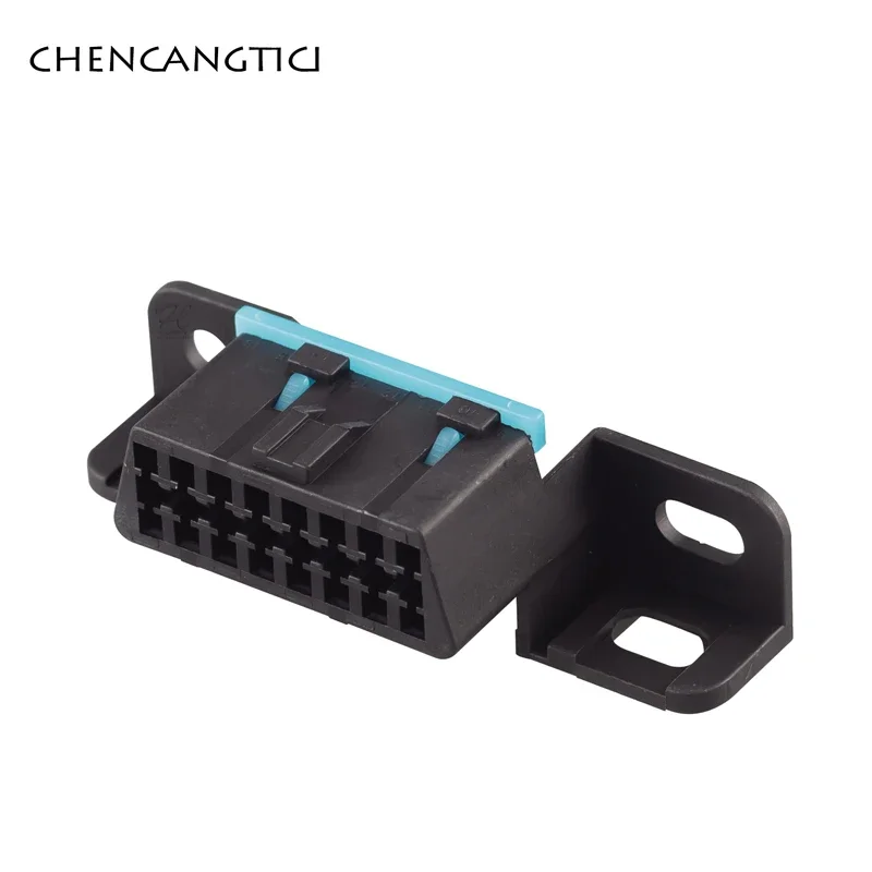 1 conjunto de conector de chicote de fios automotivo de 16 pinos fêmea obd cabo de diagnóstico automático tomada para vw 12110250   MG 610761 -5