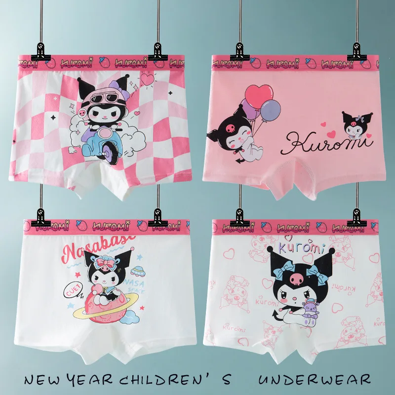 

New Loopy Children Underpantsteen Girl Sanrio Panties Briefs Underwear Children's Boxer Panties Girl Shorts Briefs Christmas Day