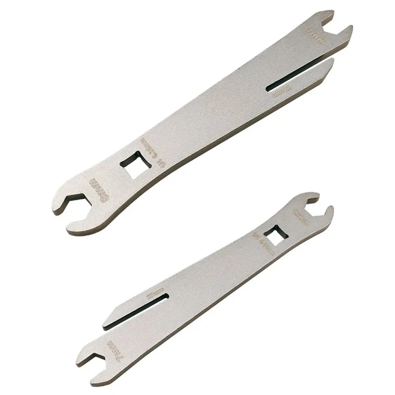 7-8mm Open-end Wrench for Locking Screw of Bicycle Hydraulic Disc Brake Oil Pipe, Brake Locking and Disc Brake Correction Tool