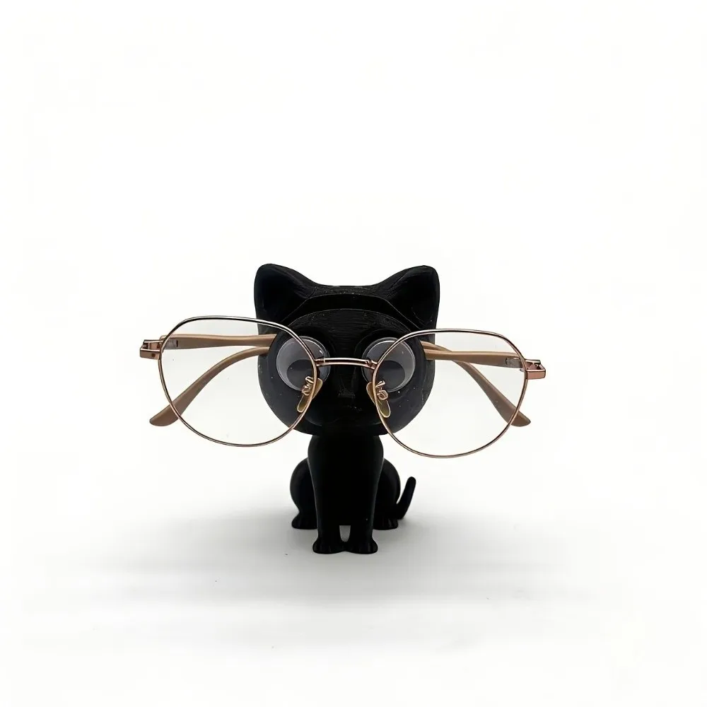 Glasses Shelf Rack 3D Print Eyeglass Show Holder Non-slip Animal Cat Glasses Display Stand Decorations Cute Cat Ornaments Gifts