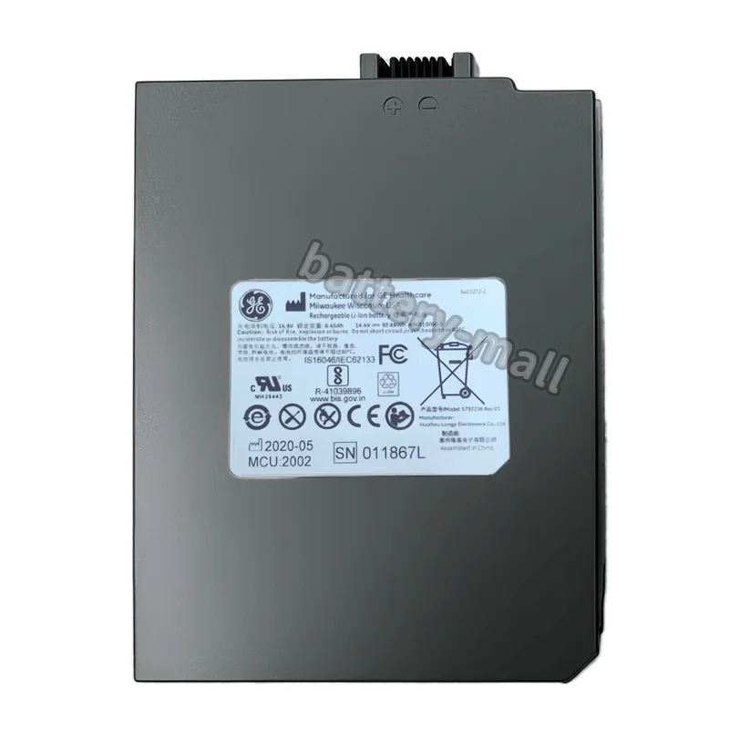 Brand New Authentic 6450mAh 5792236 Battery Applicable GE VIVID Q/VIVID I 5730471 KTI302054