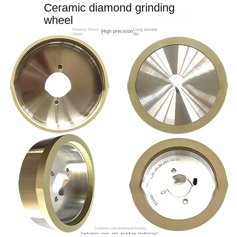 

High quality ceramic bond, diamond grinding wheel grinding, PCD blade with ceramic sintered diamond grinding wheel factory