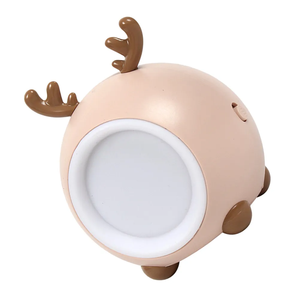 

USB Charging Small Deer Table Lamp 3D Fawn Shape Touch Night Light 3 Color Change LED Bedside Lamp for Bedroom Party