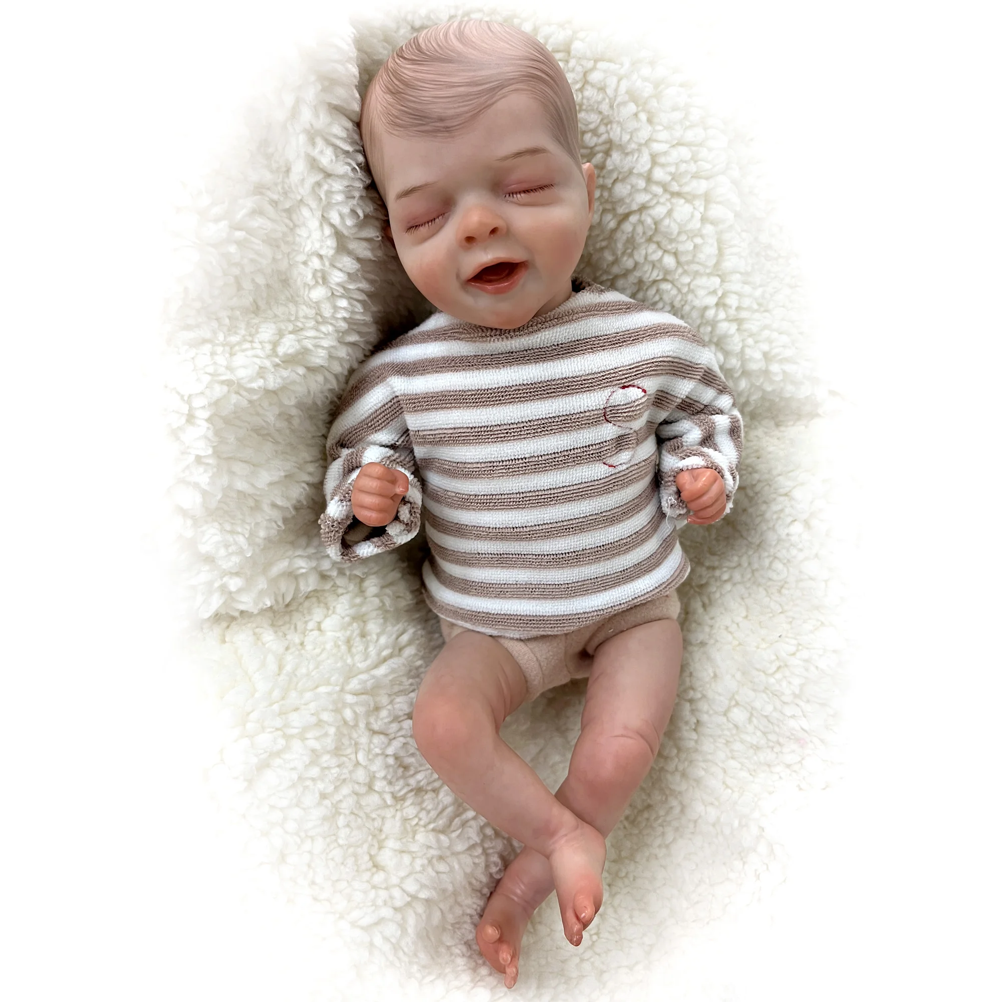 12 Inch Handmade  Bebe Lifelike Reborn Doll Painted Lifelike Bebe Newborn Doll bebê reborn bebes reborn de real