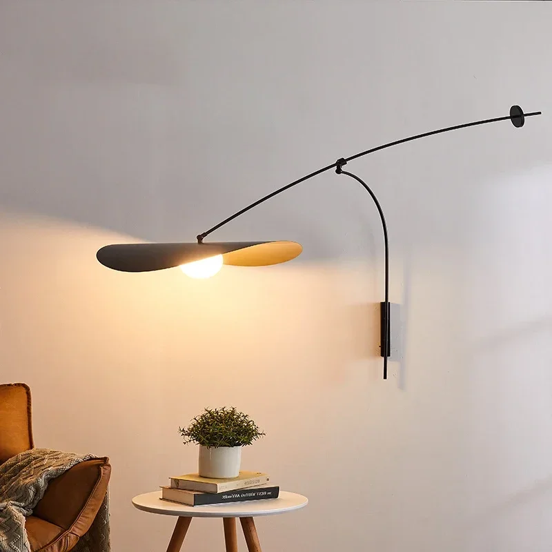 Modern Bedside LED Wall Lamp For Living Room Bedroom Study Room Sofa Long Arm Adjustable Wall Light Bedroom Bedside Reading Room