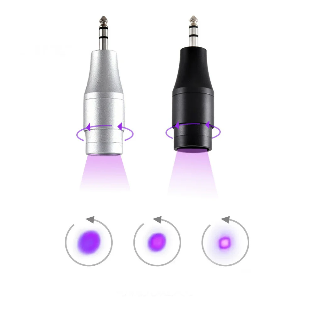 5W 10W UV lamp head adjustable spot size Eyelash extension grafting uv glue led purple light curing lamp accessories