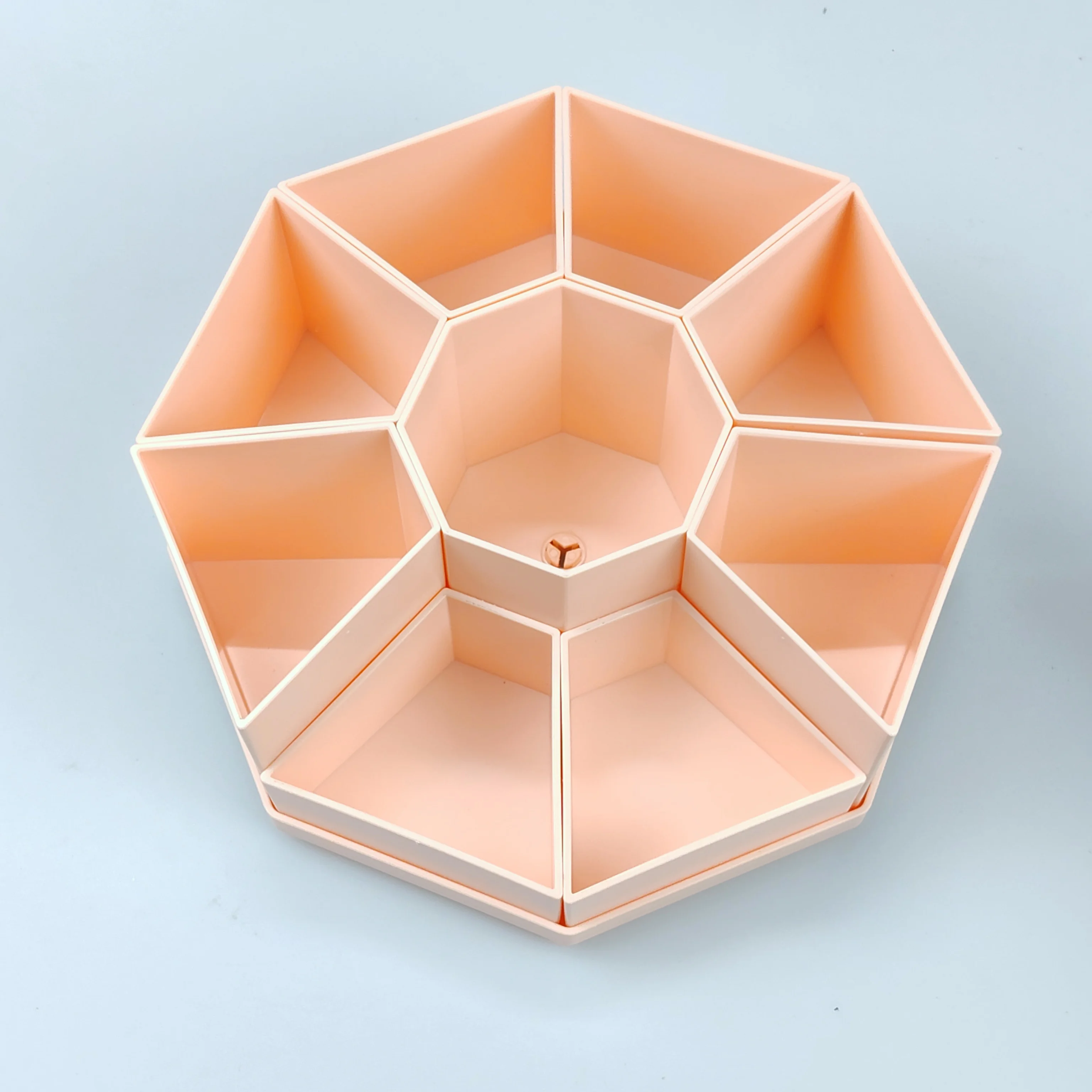 Multifunctional Removable Rotating Grid Pen Holder Storage Box Student Desk Surface Creative Large-capacity Pen Holder Ornament