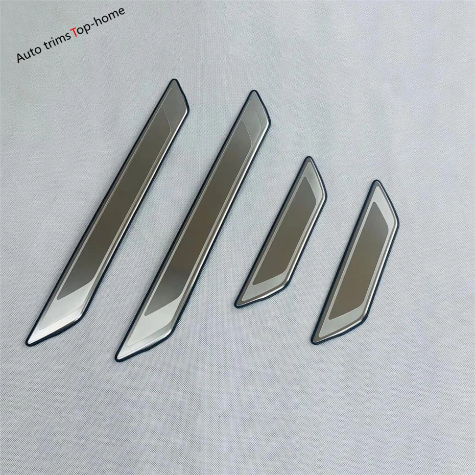 Protector de parachoques trasero de acero inoxidable, Kit de alféizar de puerta, embellecedor de cubierta apto para Toyota Corolla Cross 2021 - 2024, accesorios para coche