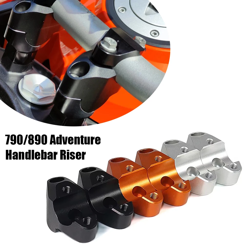 

Motorcycle accessory For 790 Adventure 890 Adv L R Rally 2019 2020 2021 2022 Handlebar Riser Mount Handle Clamp