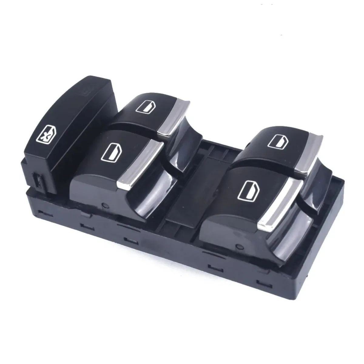 1Pcs Chrome Car Master Window Switch 4F0959851H Auto Interior Accessories For Audi A3 8P A4 S4 RS4 B6 B7 A6 S6 RS6 C6 Q7