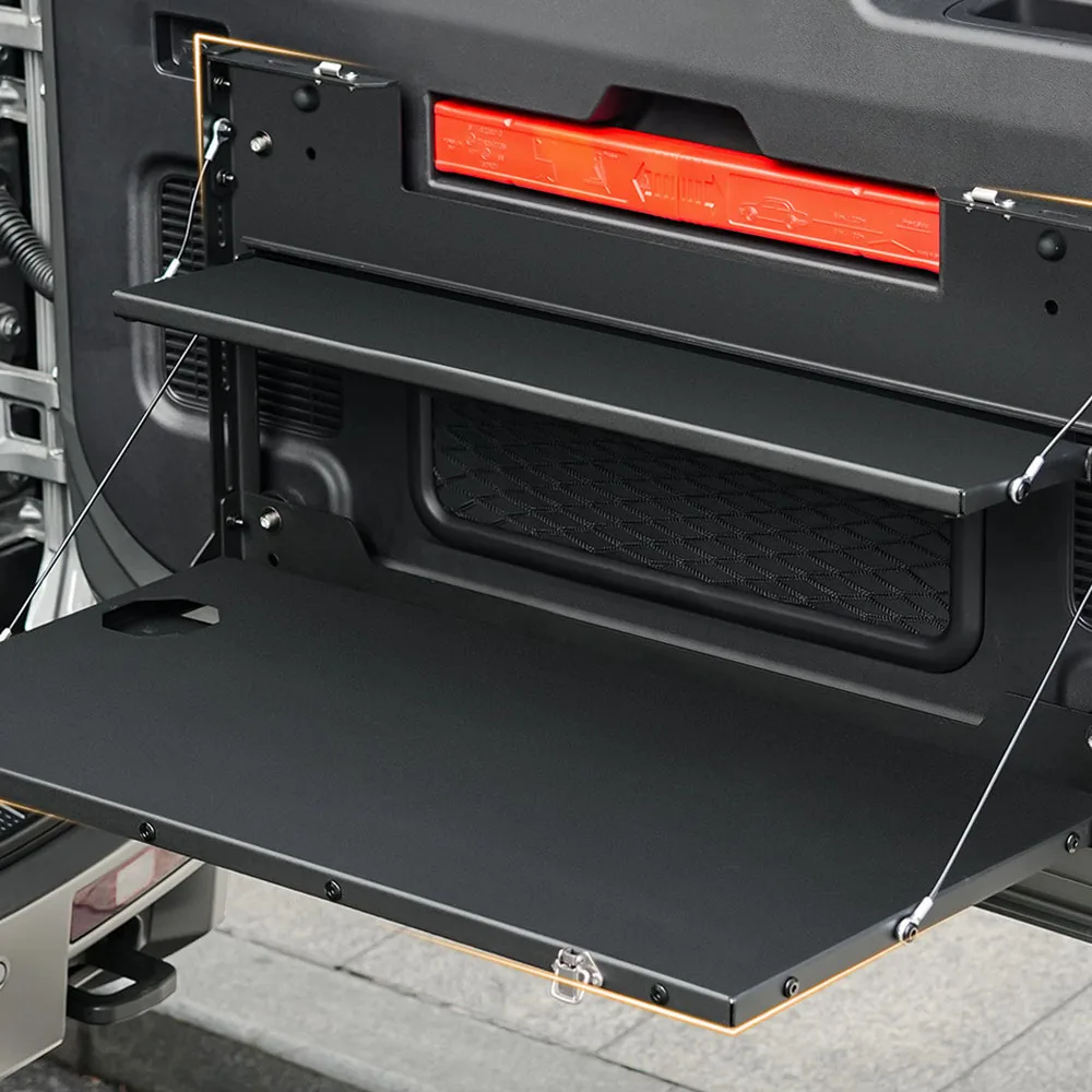 For JETOUR G700 2025-2026 Tailgate Foldable Table Rear Trunk Multi Function Tray Board Tailgate Shelf Modification Accessories