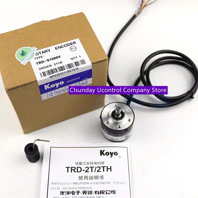 

New original KOYO encoder TRD-S1000V incremental type rotary photoelectric outer diameter 38mm solid shaft 6mm