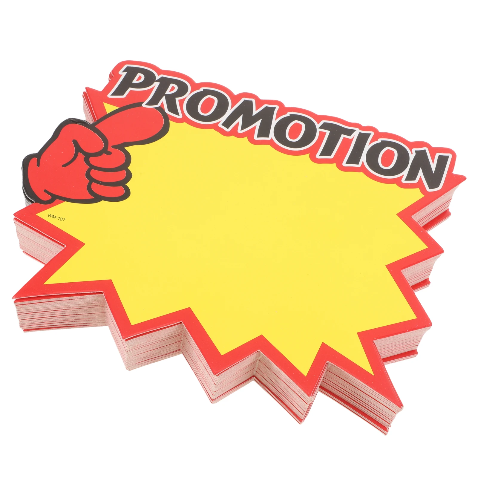 

100 Pcs Price Tag Retail Labels Stickers Sale Tags Advertising Signs of Paper Medium