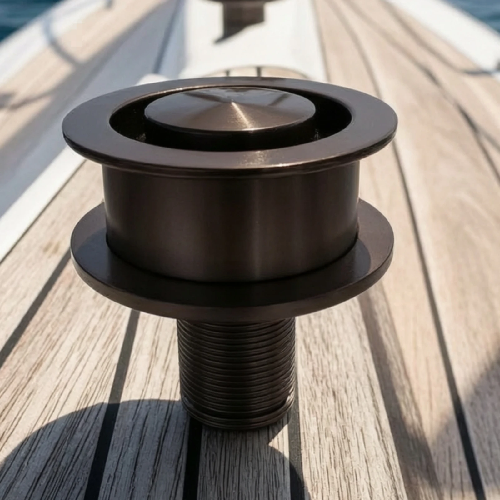 Marine Vent Fitting Boat Fuel Tank Vent Fuel Ventilation Device Threaded Hardware Polished for Boats, Yachts