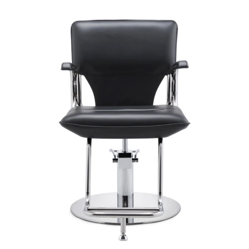 Premium Modern stainless steel hair cutting salon special high-end perm and dyeing chair barber shop chair