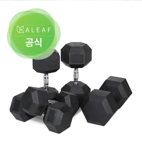 아리프 냄새없는 PEV 육각 덤벨 2개 세트 1~20kg 아령 홈트 홈짐