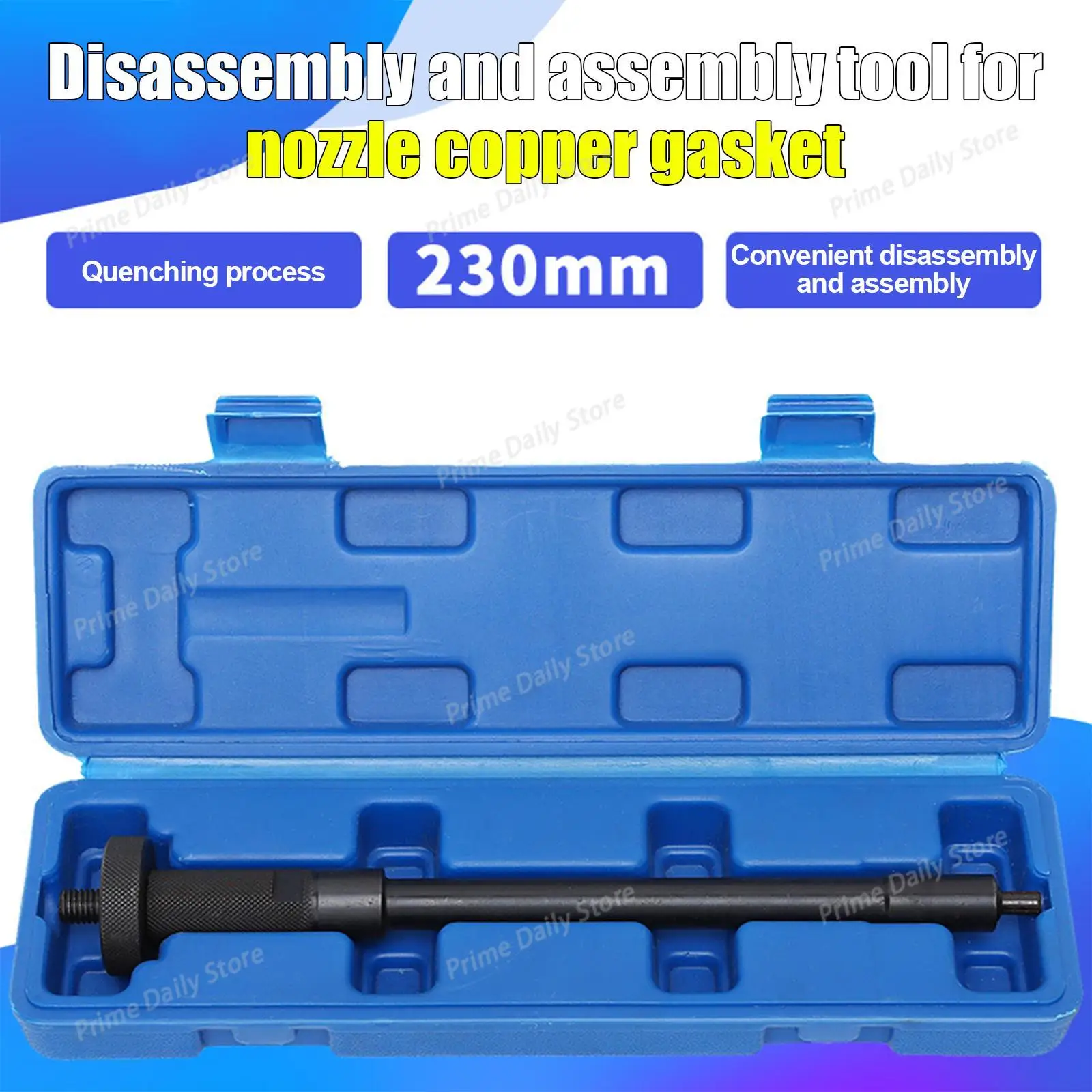 Professional Universal Common‑Rail Injector Shim Service Jig, Repair Accessory for Copper Gasket Mounting & Extraction