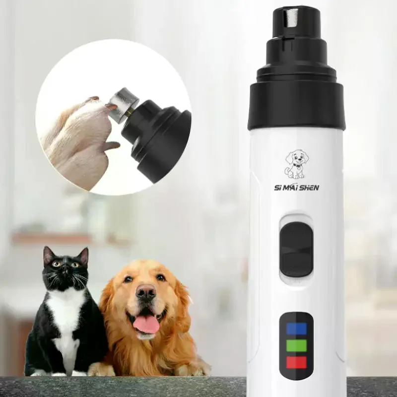Electric Dog Nail Grinder Trimmer Pet Puppy Cat Nail Clippers Dog Grooming Cleaning Tool Pet Nail Clippers