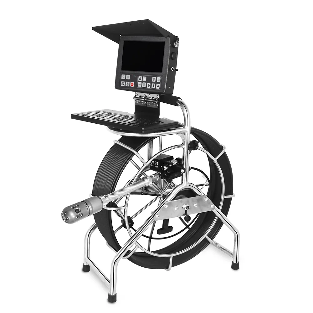 

Vicam Waterproof 45mm Dual Lens Sewer Camera 360 Degree Rotation Drain Pipe Inspection Camera V8-3345DU