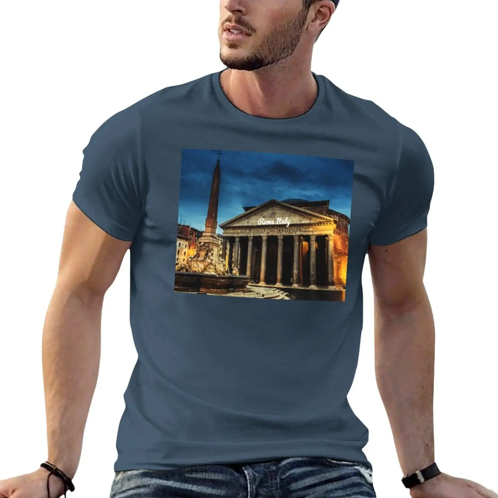 Rome, Italy - Impressive Pantheon T-Shirt vintage clothes cute clothes oversized t shirt men