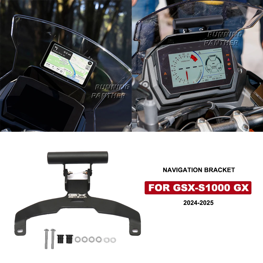 

Аксессуары для мотоциклов, новые аксессуары для Suzuki GSX-S1000GX GSXS1000GX 2024 2025, держатель для мобильного телефона, подставка, кронштейн для GPS-навигации