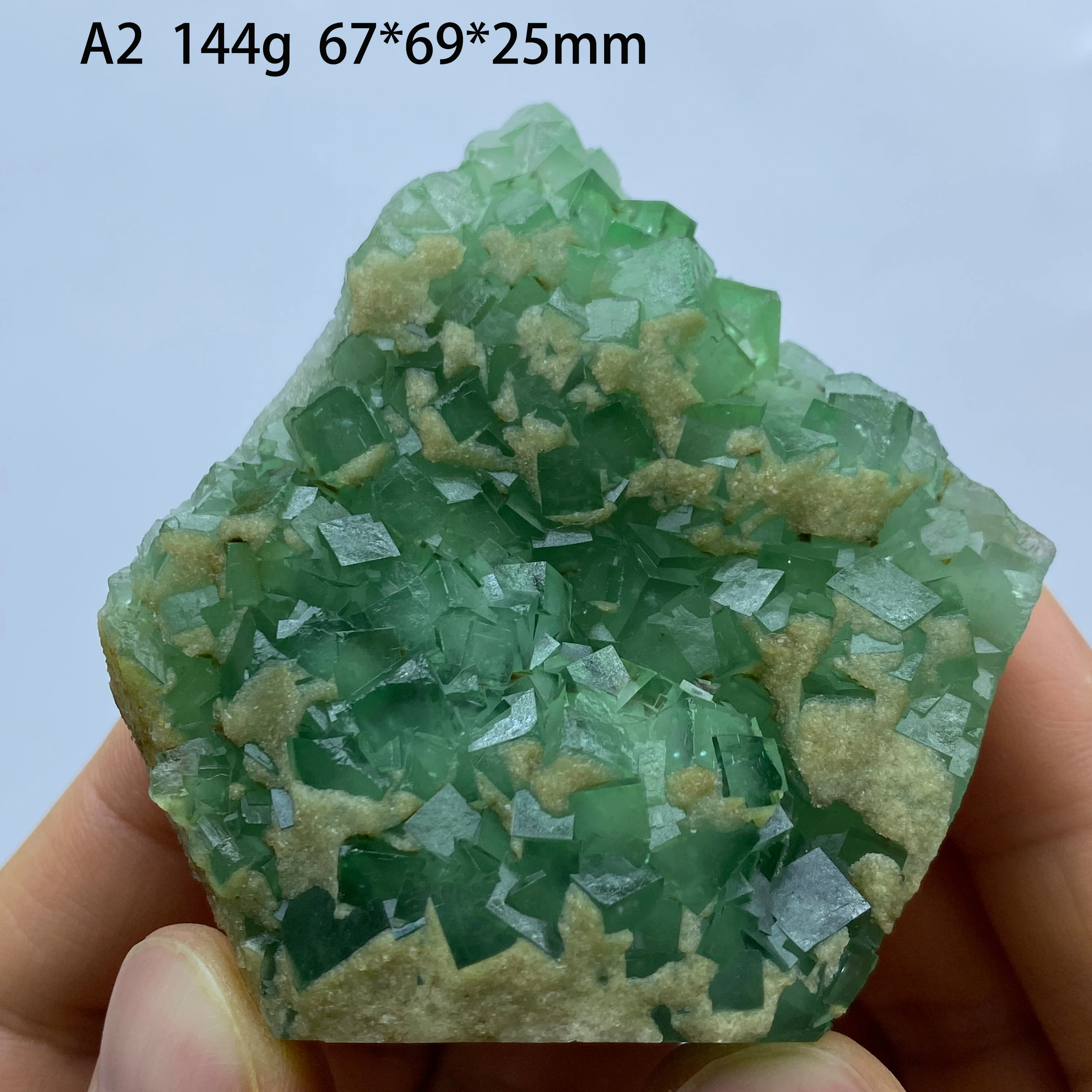 Natural Madagascar Green Fluorite Raw Crystal Specimen Mineral Home Decor Reiki Meditation Chakra Healing Teaching Stone Gift
