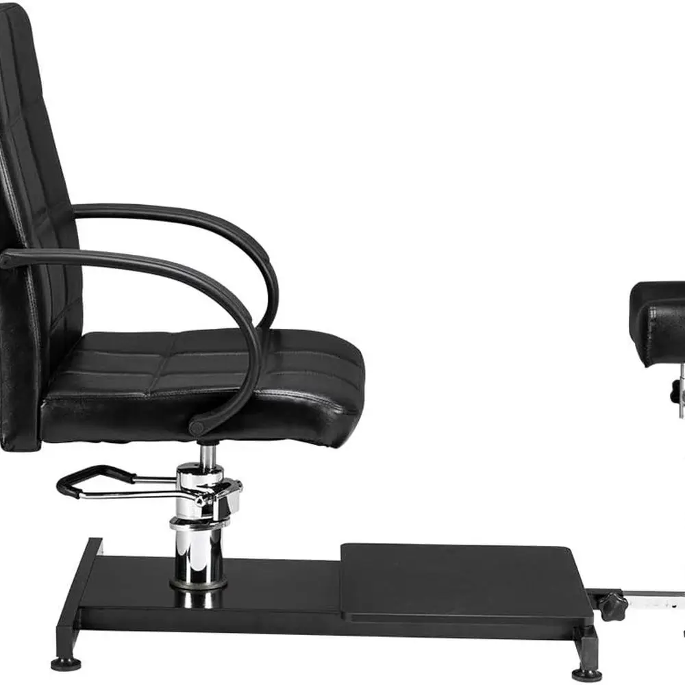 Pedicure Chair, Pedicure Station Unit with Hydraulic Seat & Foot Rest, Foot Spa Massage Station Nail Tech Furniture, Perfect for