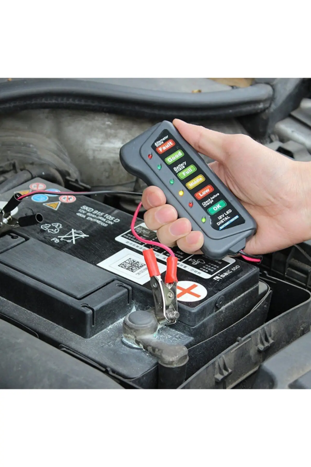 Battery Tester 12 Volt Battery Tester Measuring Alternator Control