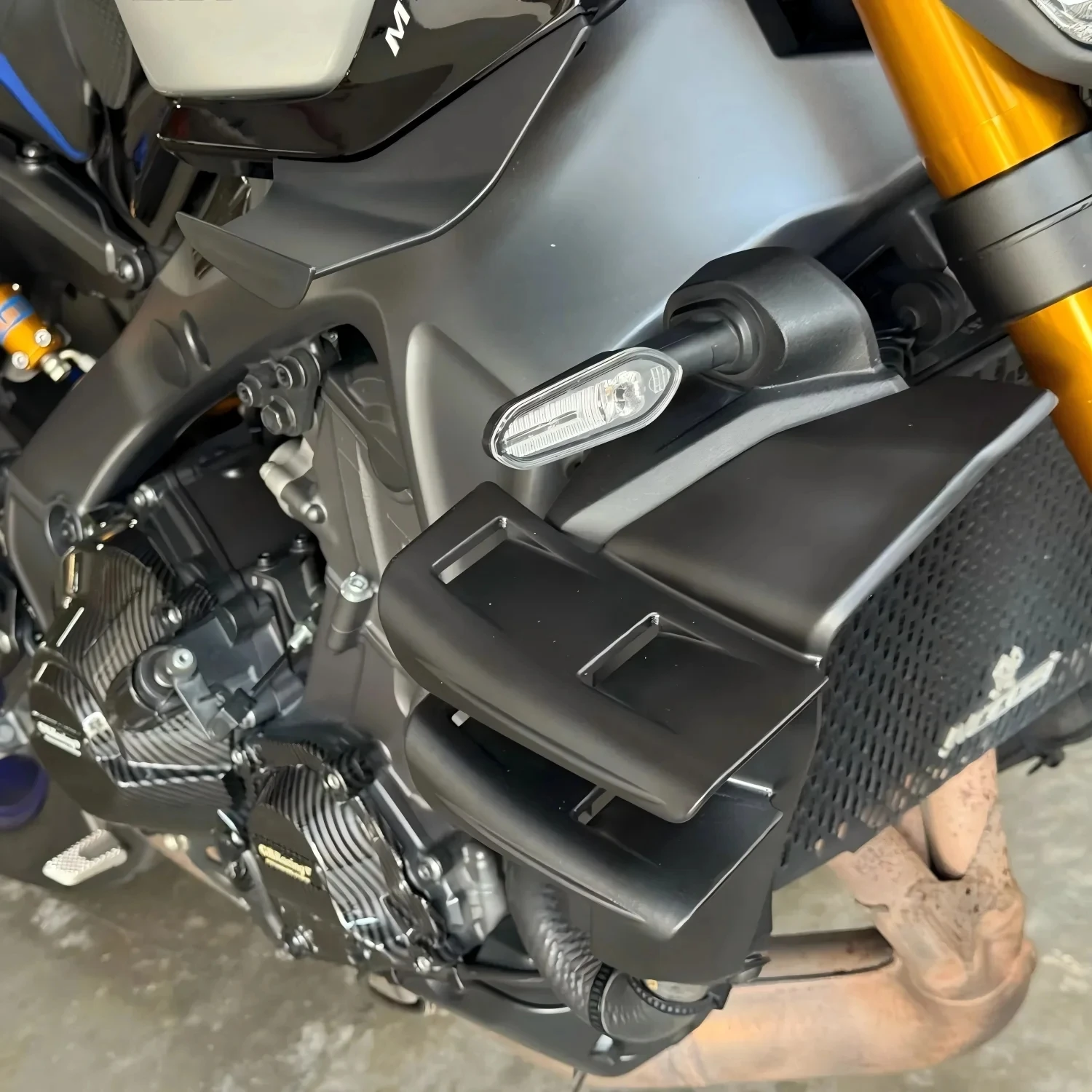 For YAMAHA MT-09 / MT-09 SP 2024-2025 NEW High Quality ABS MT-09 Motorcycle Side Wing Side spoiler fixed wing fairing
