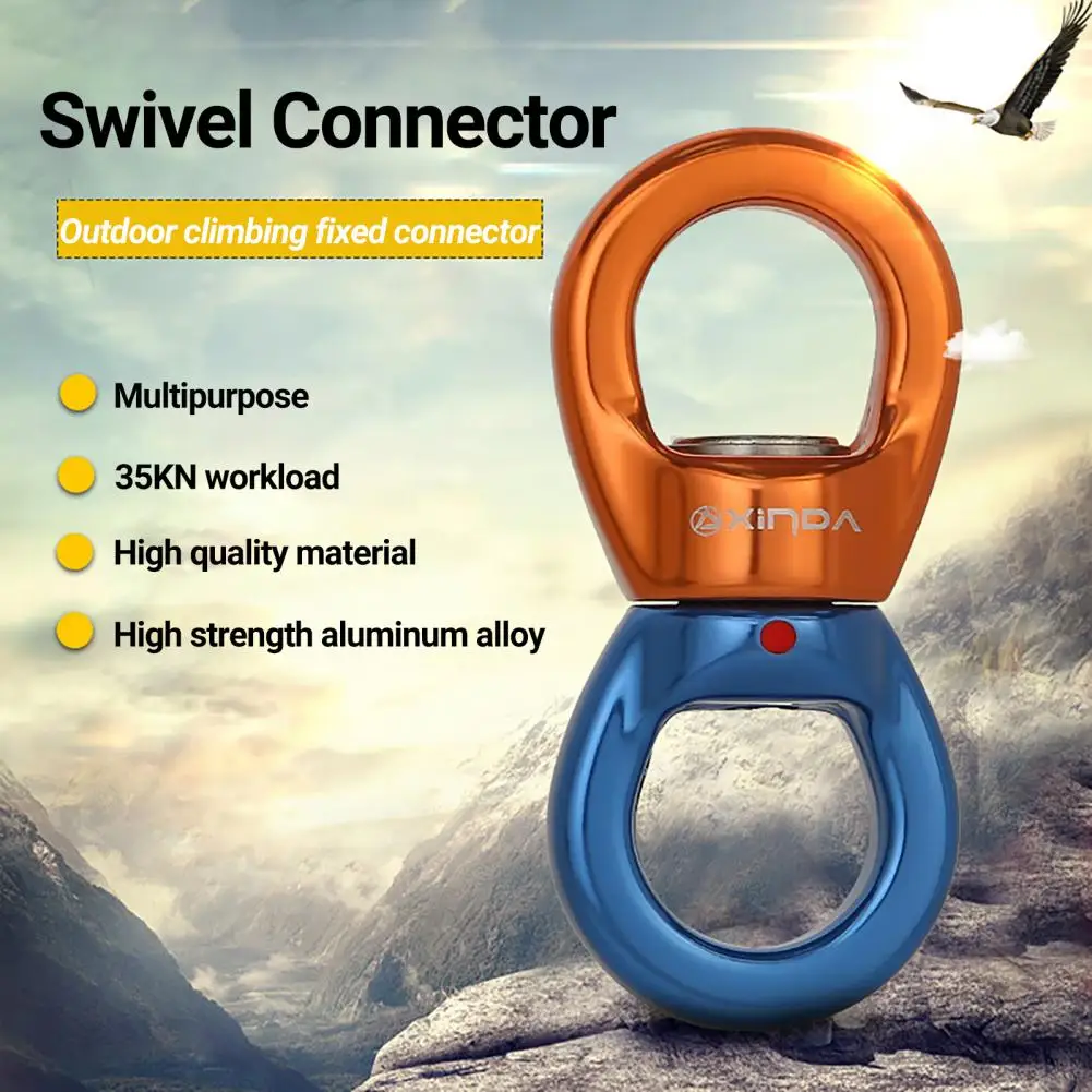 

Climbing Swivel Universal Portable Accessory Climbing Carabiner Universal Swivel Connector for Rock Climbing