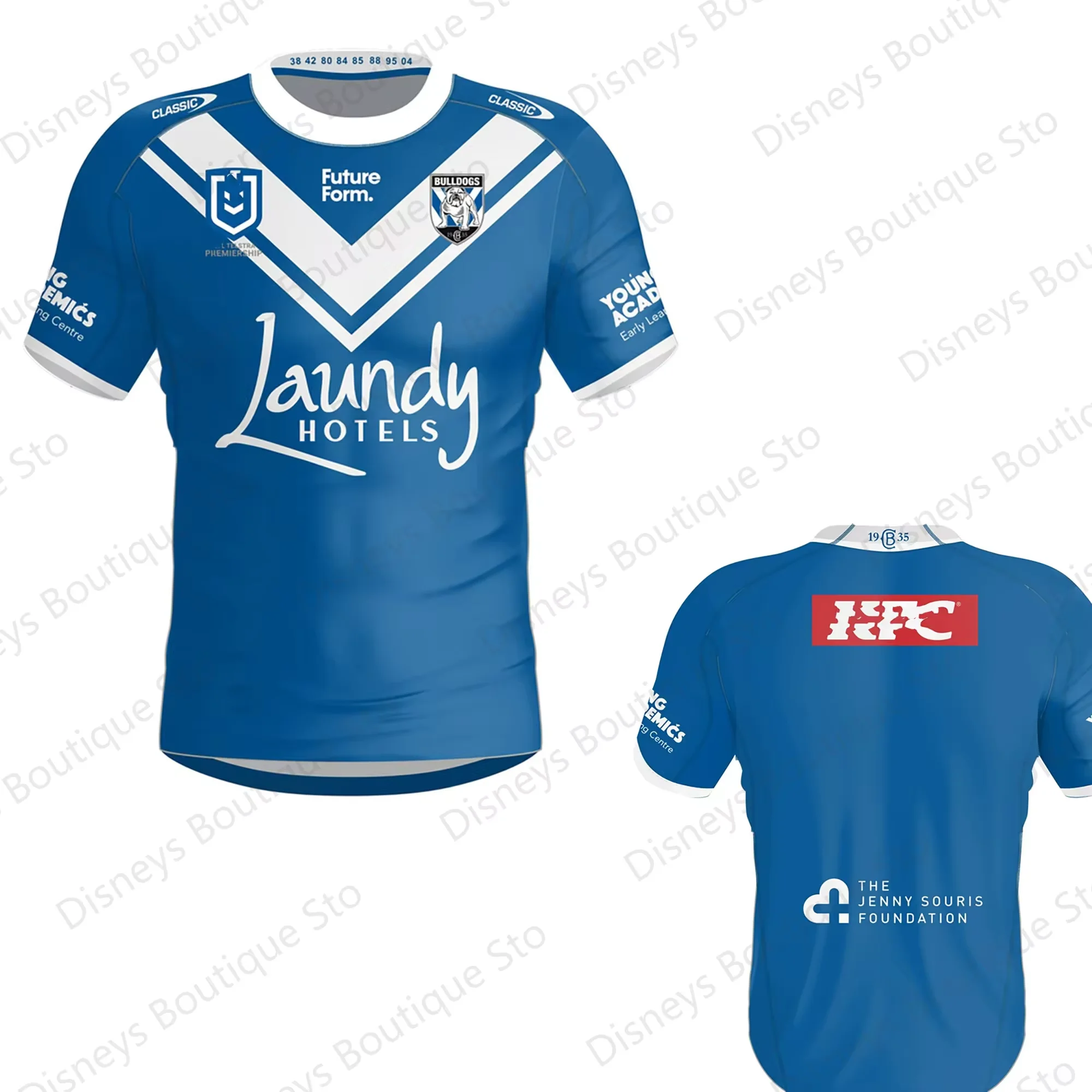 New Arrival Summer Canterbury-Bankstown Bulldog 2024 Mens Away Jersey Rugby Jersey Training Jersey Kid Uniform For Adult&Kid Kit