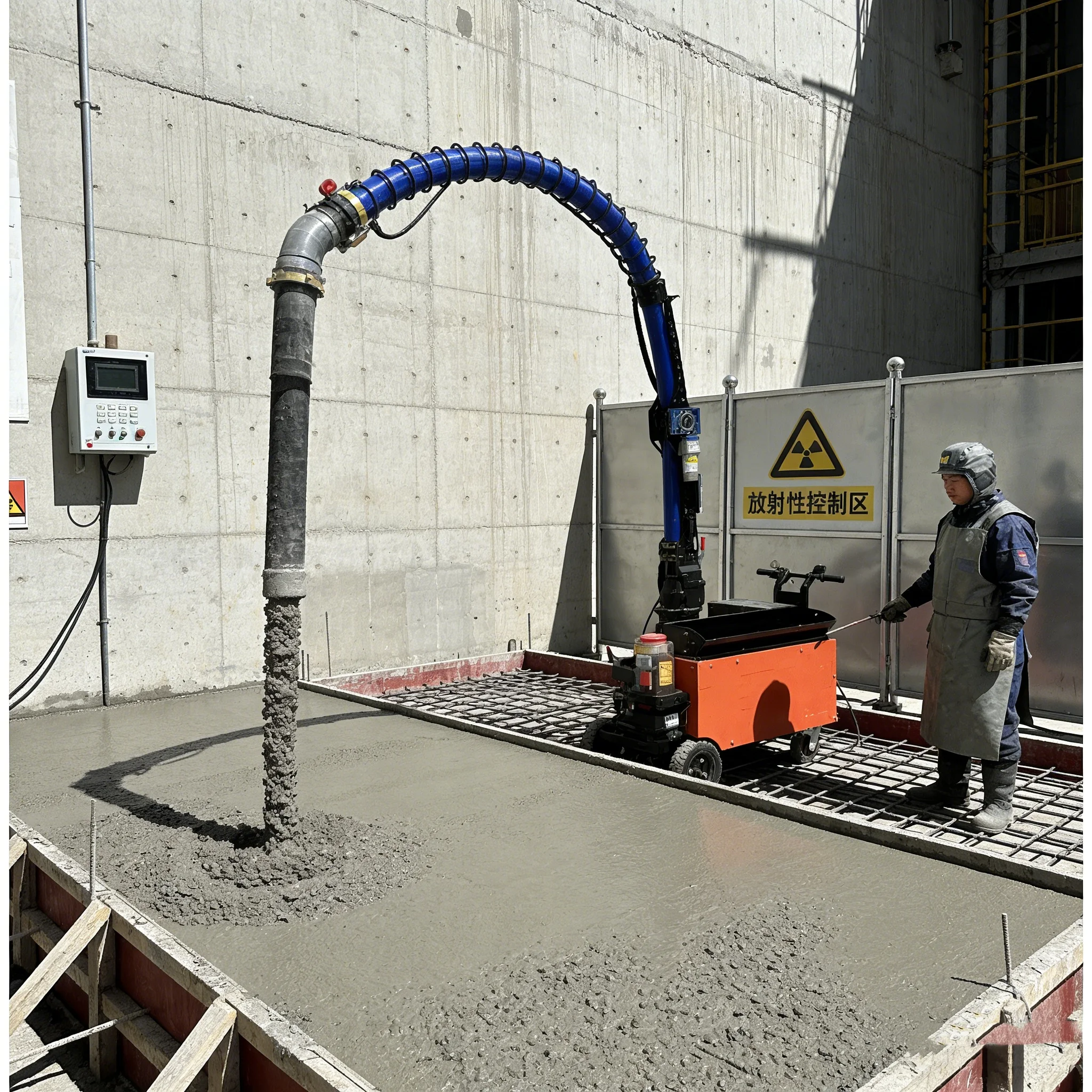 All Terrain Mini Concrete Pump for Difficult Access Sites izable