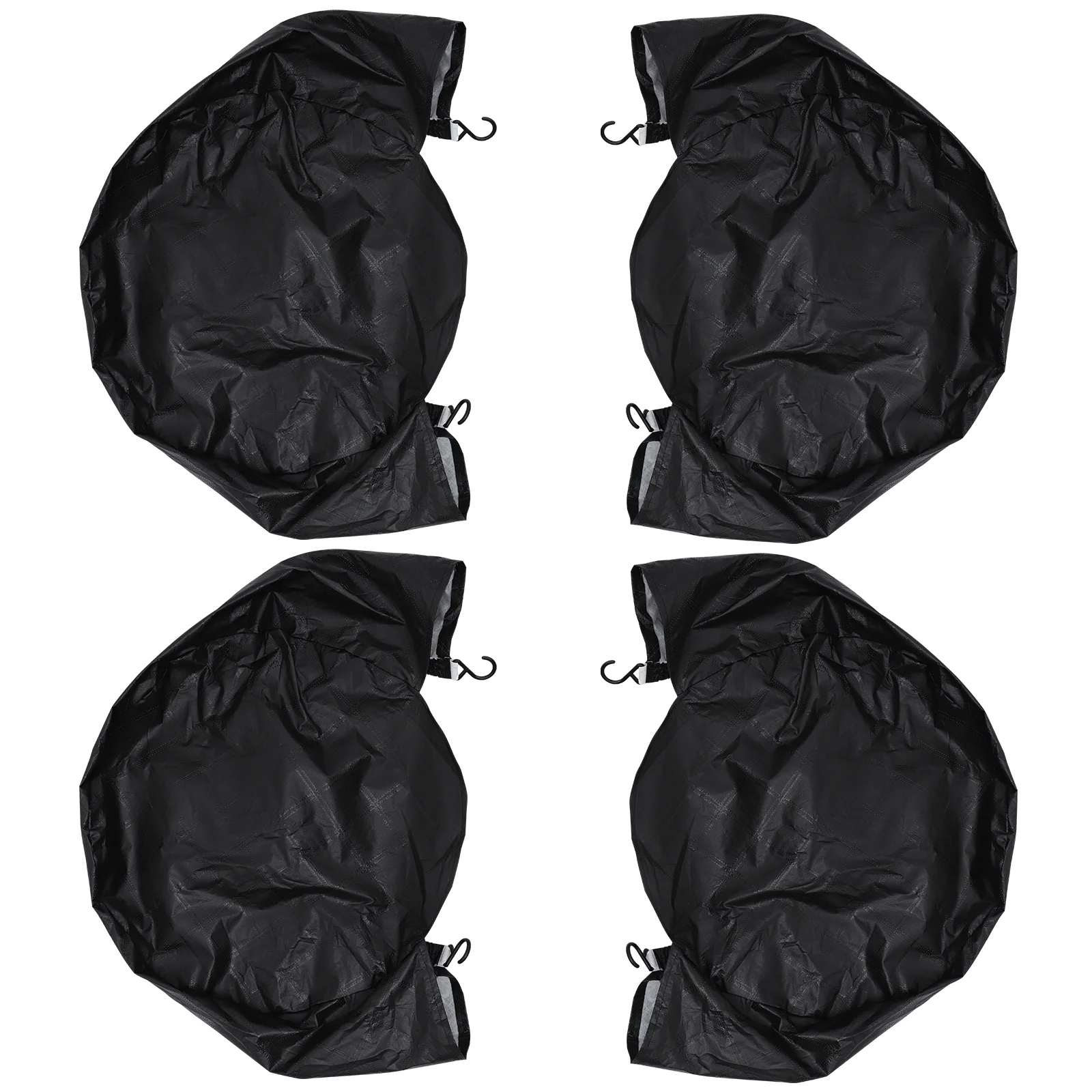 

4 Pcs Tire Cover Tyre Wheel Protection RV Covers Dustproof Sun Trailer Protective