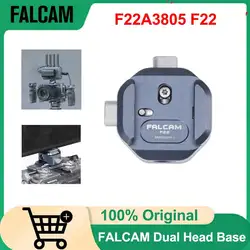FALCAM F22A3805 F22 Dual Head Base Quick Release Plate Extension Mount for Camera Cage Monitor Video Transmitter