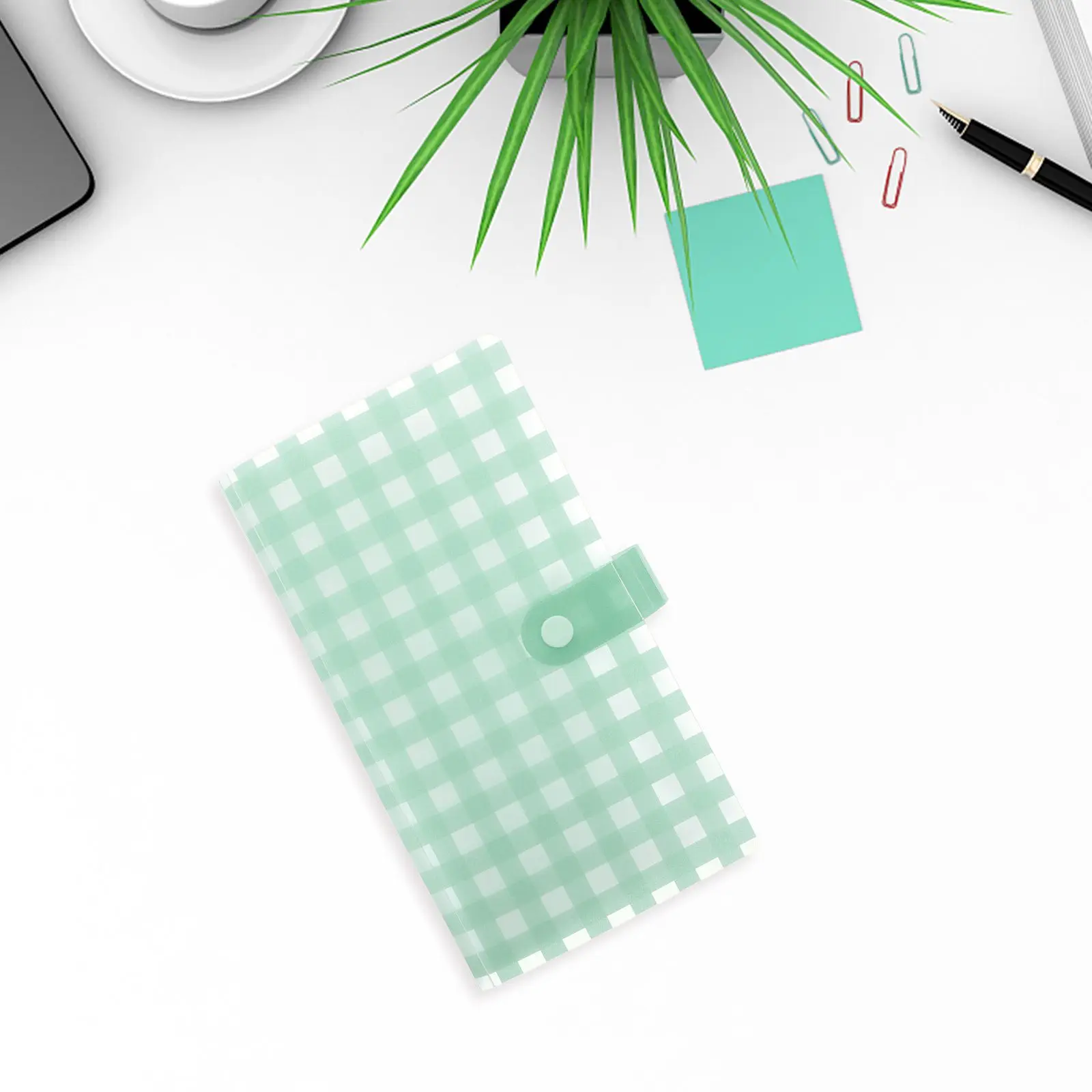 Frosted Cards Binder Organizer Notebook Holder Pp Storage Folder File