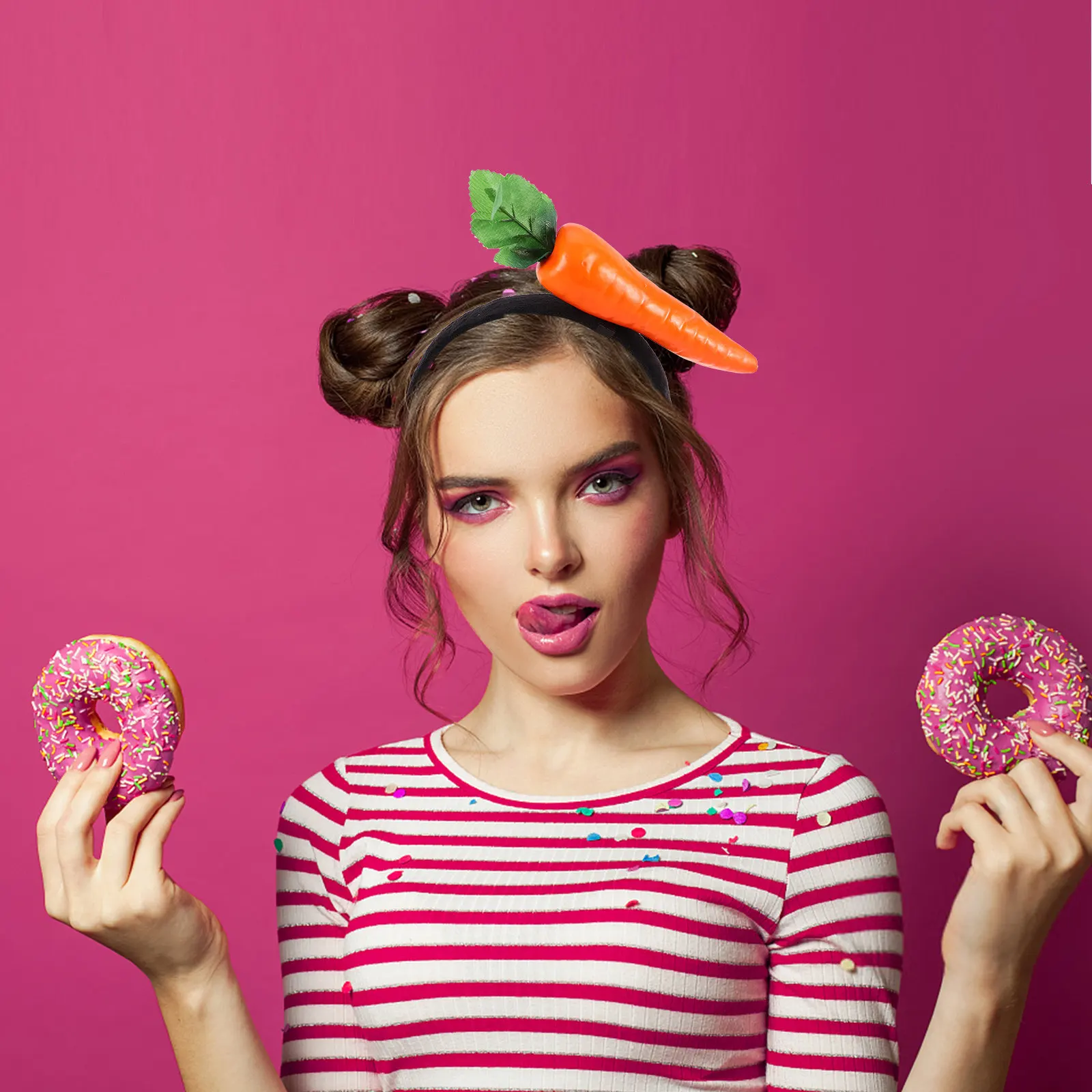 

Carrot Headband Cute Kids Easter Party Costume Vegetable Hair Bands Fruit Headwear Funny Cosplay Accessory Photo Props