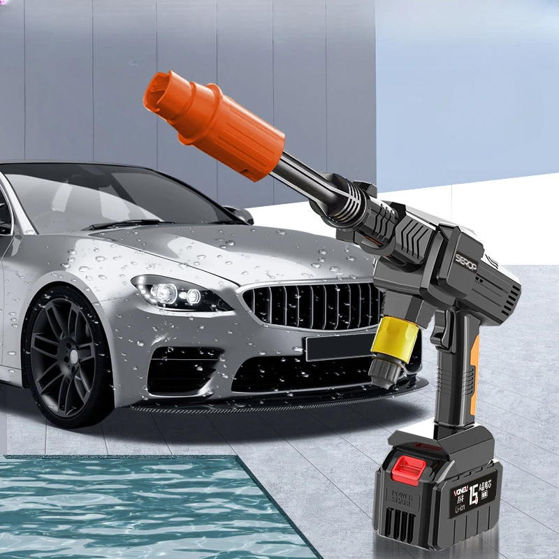 High Pressure Car Washer Water Gun Car Washing Machine for Home Garden High Power Portable Wireless Car Washer