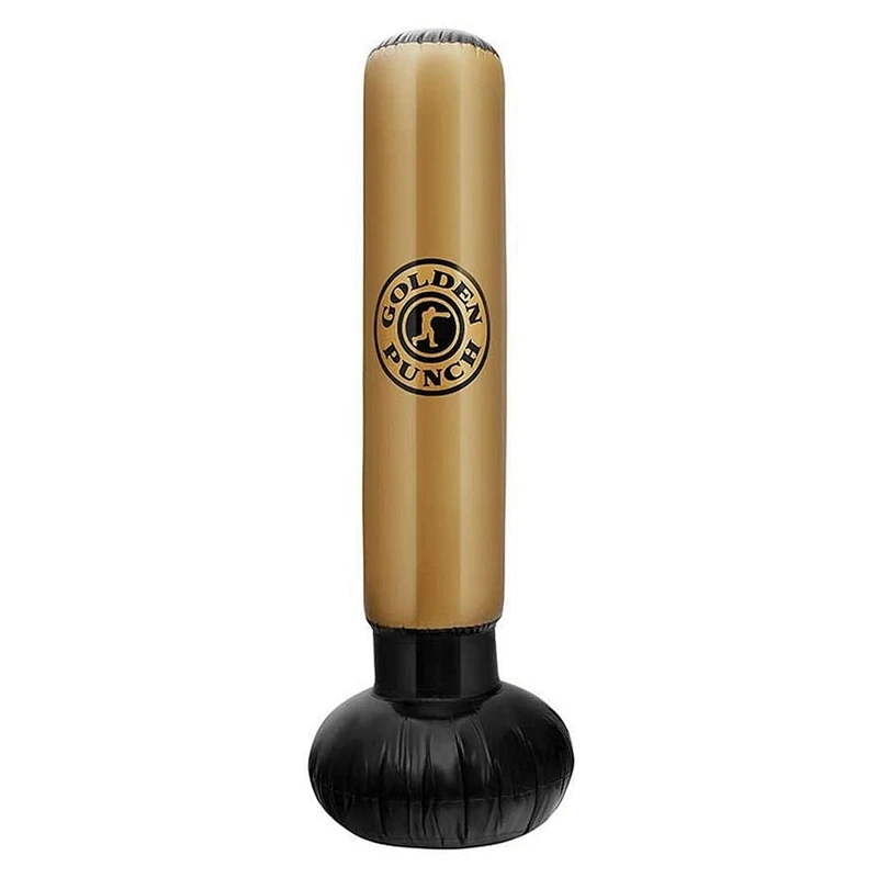 

AA79 New Boxing Punch Heavy Bag Inflatable Punching Bag Free-Standing Tumbler Column Sandbag For Adults Children Fitness 63Inch