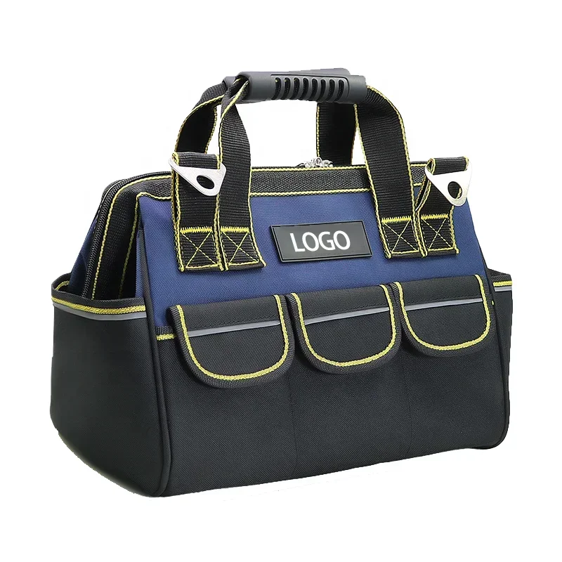 

Waterproof and durable large-capacity tool bag 600D Oxford cloth with bottom studs tool organizer bag