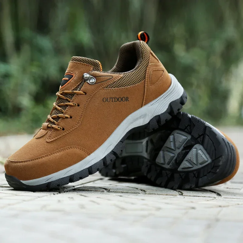 Nieuwe originele heren outdoor suède wandelschoenen reizen wandelschoenen jachtschoenen wandelen trail joggingschoenen groot formaat 49