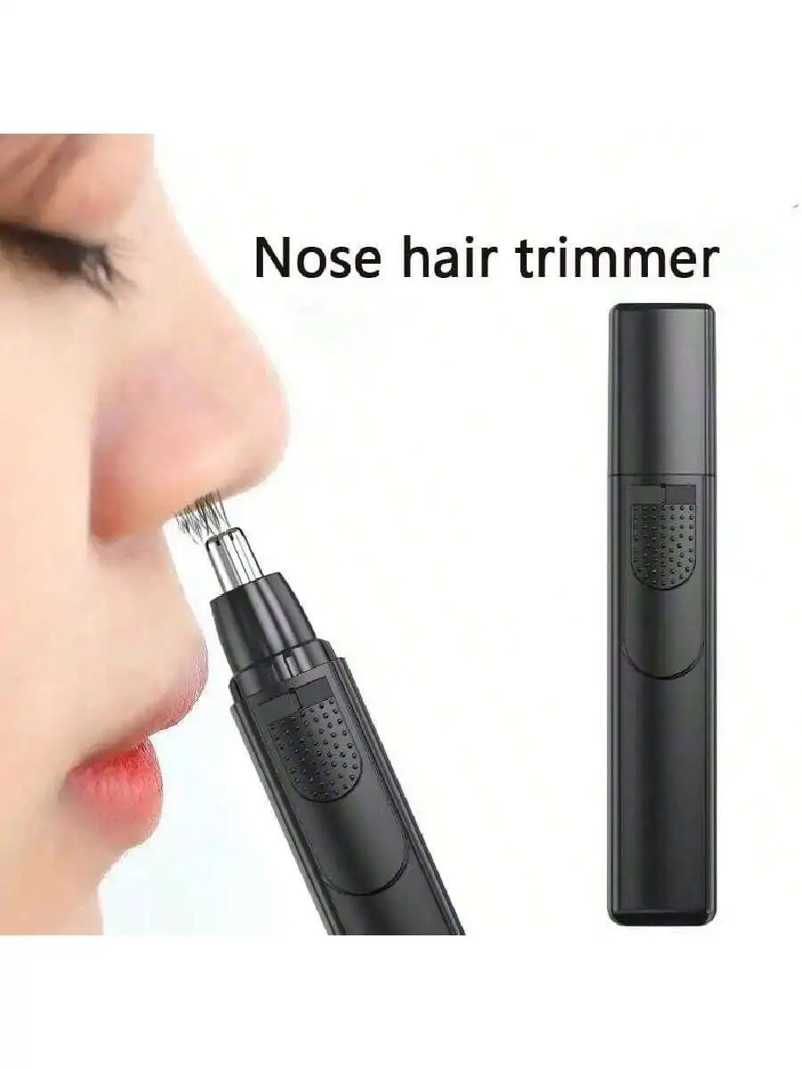 2026 Electric nose hair trimmer, trimmer remover, ear nose hair trimmer, ear nose eyebrow trimmer Battery-powered (Without batte