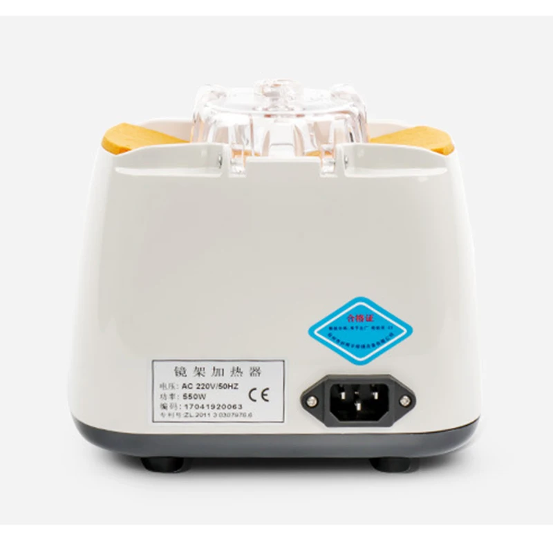 

CP-19T Обогреватель оправы для очков Оптическая керамическая нагревательная машина Обогреватель оправы для очков Нагреватель для очков 220 В/110 В 550 Вт 1,8 м/с