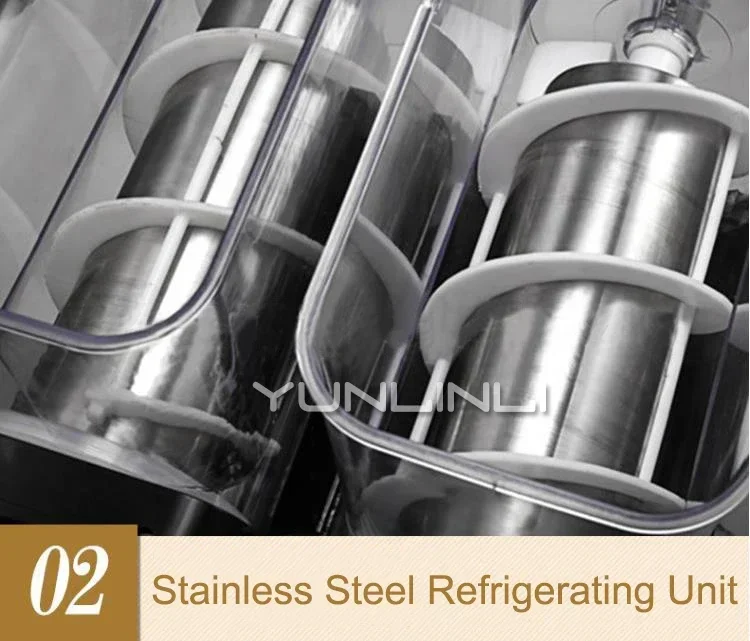 ماكينة تجارية لطين مشروب الثلج ، من من من من من من من نوع سموزي ، 45 لتر ، سعة كبيرة ، ماكينة صنع السموذي ،