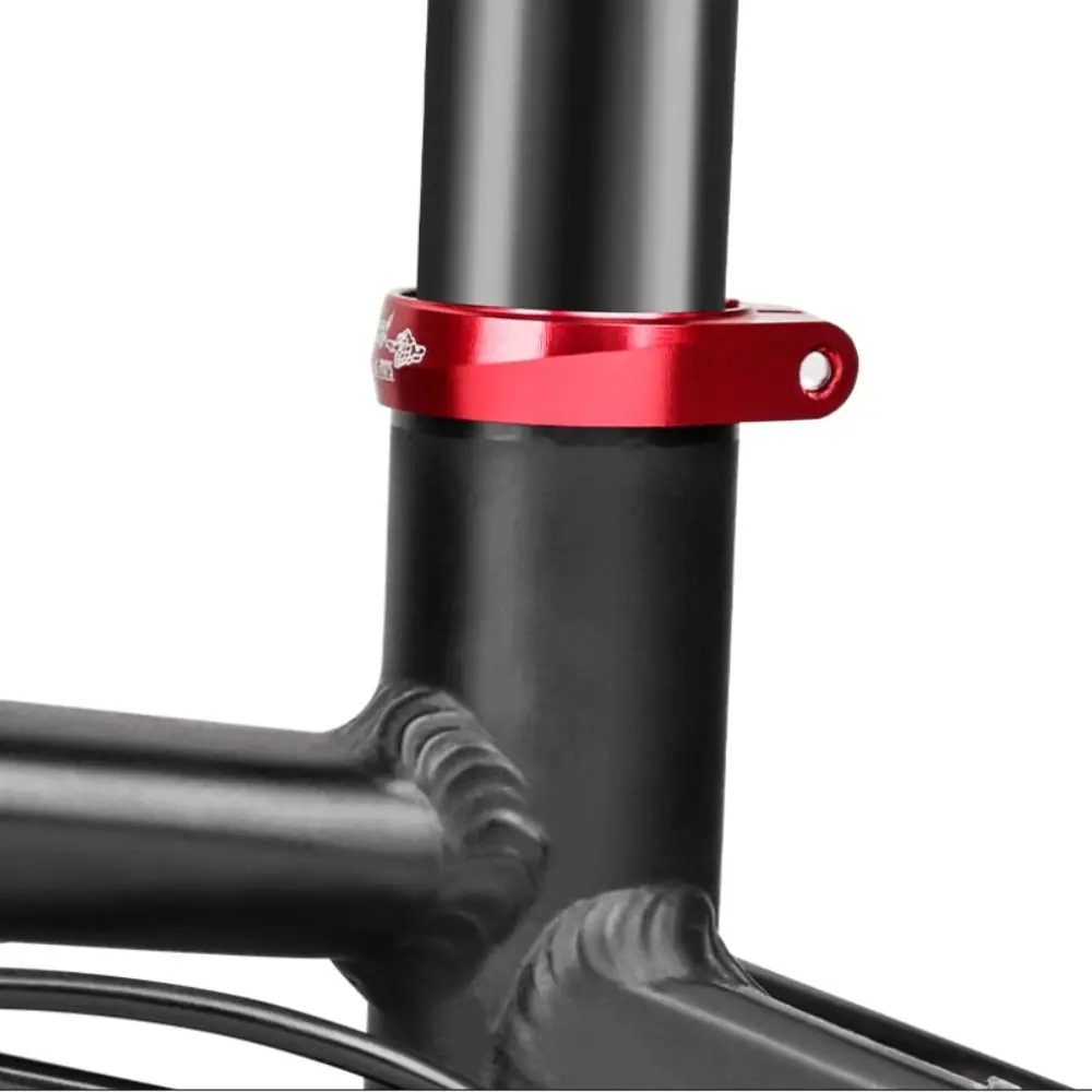 

Aluminum Alloy Bike Seat Post Clamp Screw Lock Colorful Bicycle Seatpost Clamp Universal Ultralight Quick Release Clamp MTB