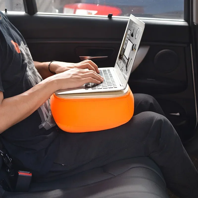 

A Simple Upholstered Tray Table Lazy Knees Bed Laptop Desk Cushion Flat Table